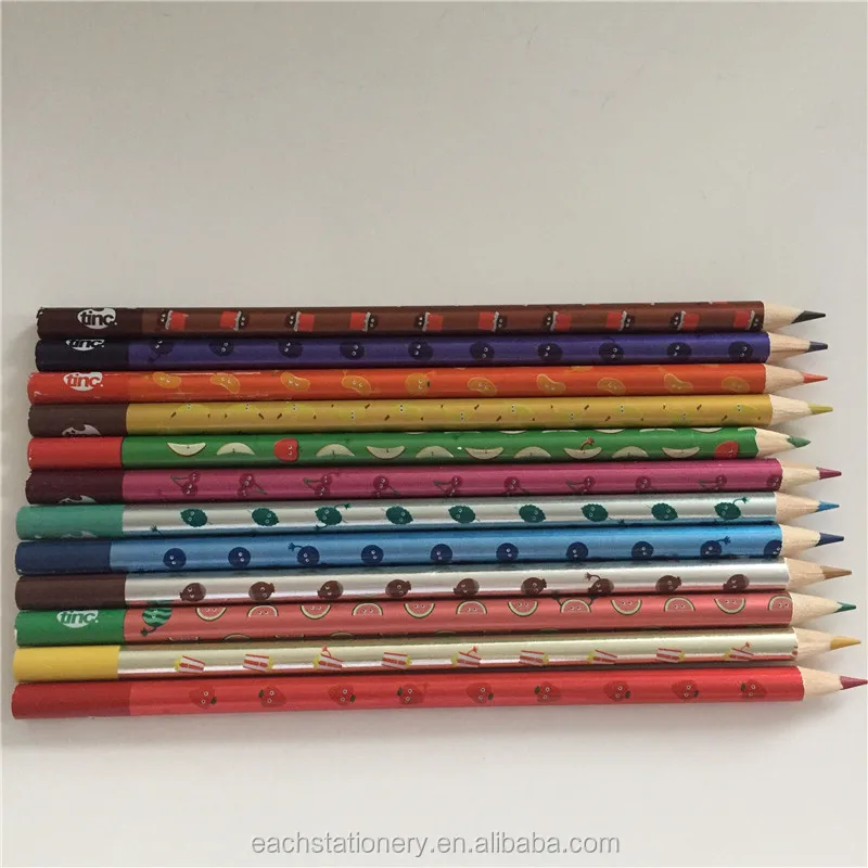 New Products 7 Inch Hb Lead Scented Pencils With Custom Box Fruity