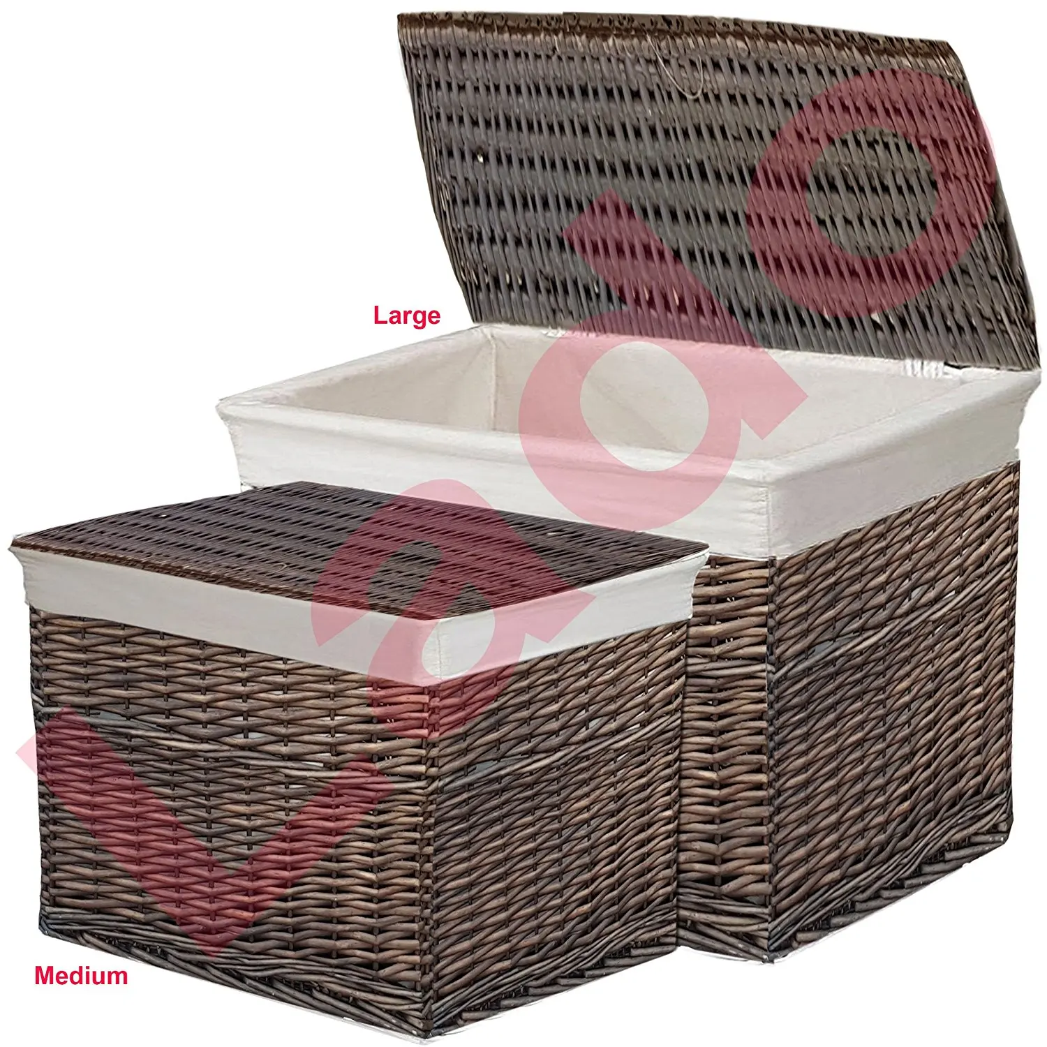 wicker toy storage box