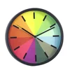 10 inch cheap price fashion rainbow clock