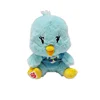 20cm customized baby cute love stuffed animals soft t shirt blue bird plush toy