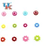 Various plastic children clothing buttons, Custom size flower shape buttons