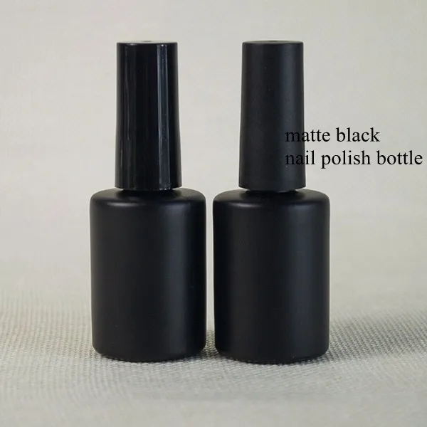 Hot Sale 7ml 9ml 11ml 13ml 15ml 17ml Black Nail Polish Glass Bottle