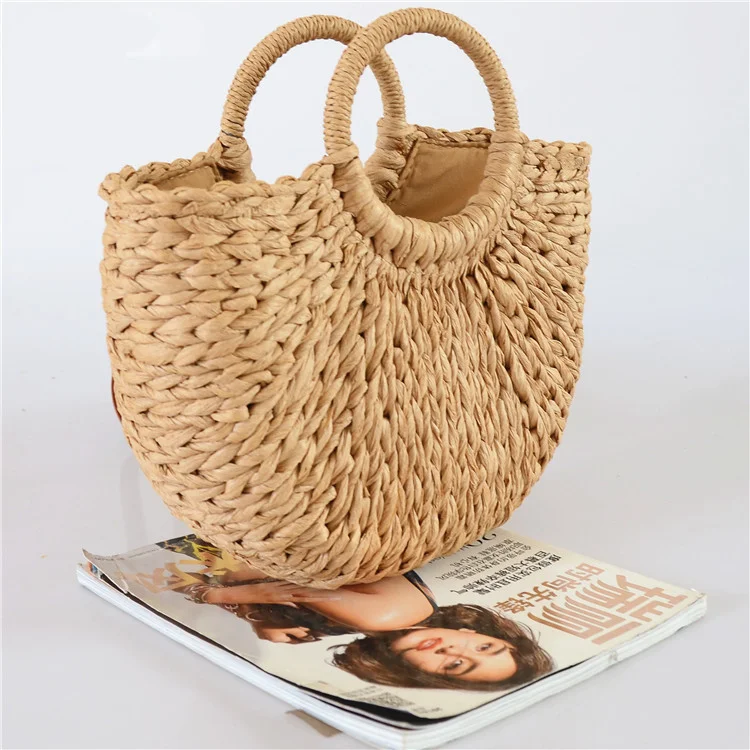 Wholesale Moroccan Straw Bag Handmade Cheap Straw Tote Bag For Women