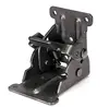90 Degree Hinges 4 Folding Brackets Lock Extension Support for Table Bed Leg Bronze Steel Foldable Hinge Hardware with Screws