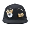 Custom 6 panel cute applique logo cap,wholesale hiphop snapback hats