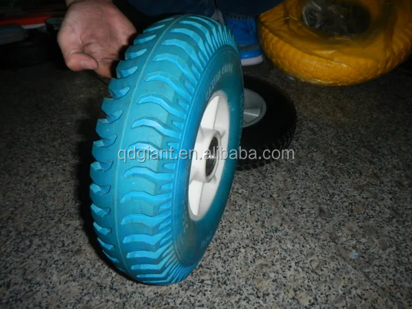 flat free polyurethane foam wheels 3.50-5