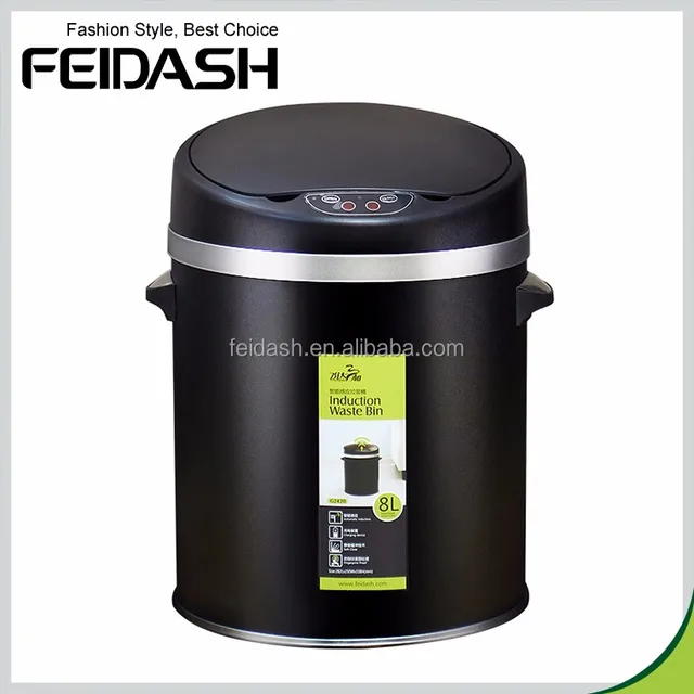 touchless trash can infrared electronic automatic waste bin