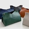 fine workmanship storage bag leather refillable tissue box