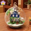 2019 home decor,diy glass ball home decoration wood products