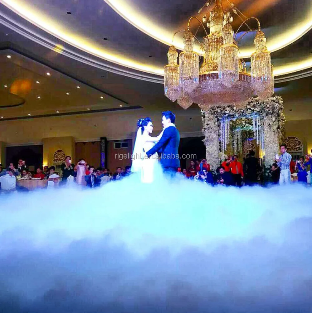Wedding Party Use 3000w Dmx Remote Water Dense Fog Heavy Smoke Stage