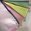 Custom colored PVC zipfile document folder travel or car use a4 clear plastic document holder waterproof