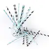 New Biodegradable Environment Paper Straws,For Cocktail And Party/art Decoration
