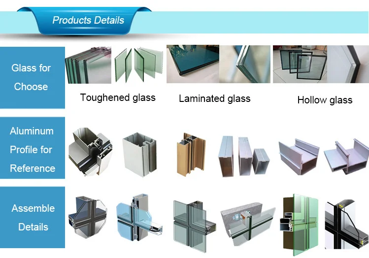 Toughened double glass curtain wall cost per square metre, View glass ...