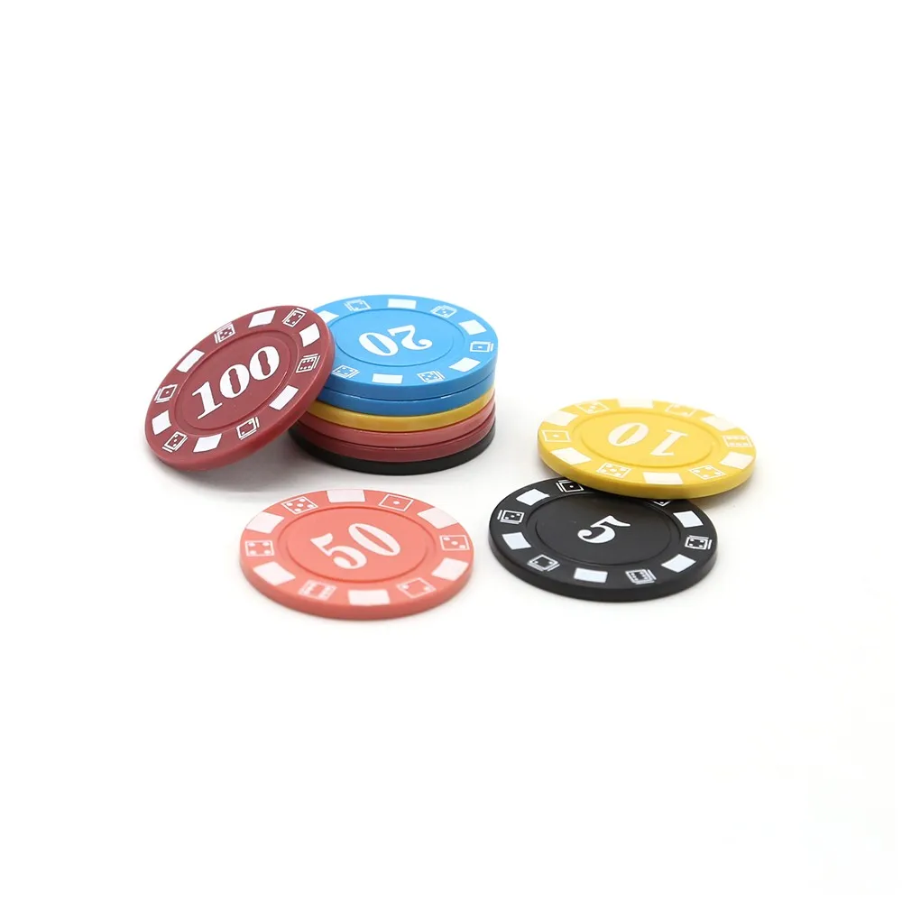 Customized 4g Double Color Plastic Poker Chips Pieces Buy 4g Poker