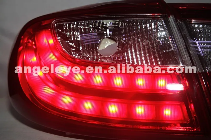 For Hyundai Santa Fe Led Tail Light Rear Lamp Red White 2006 To 2010