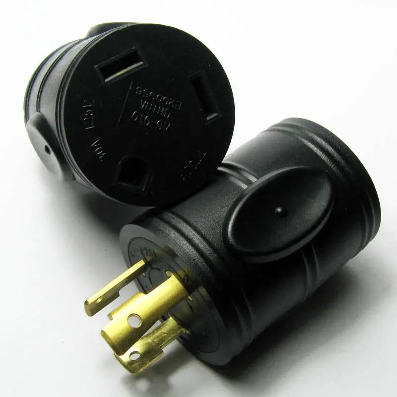 adapter power y rv 30R to Female L5 TT NEMA Lock Generator 30R NEMA 30P Twist Male to Adapter, Generator L5 TT 30P