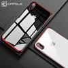 CAFELE Luxury Cell Silicone Phone Cover Case Soft TPU Shockproof Plating Clear Cover Case for iPhone 7 8 X Xs Max