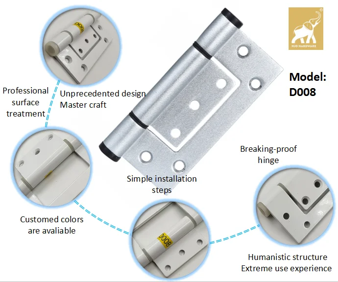 Windouw and door hinge Durable hinge Aluminum profile Oxidation D008