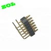 2.54 pitch right angle 2x6 pins pogo pin male connectors