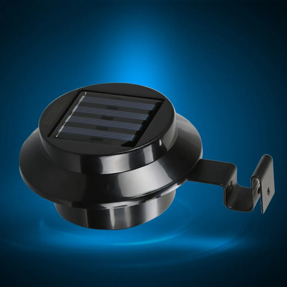 Fence Garden Shed Walkways Anywhere Solar Sun Power Smart LED Solar Gutter Utility Light Permanent for Houses