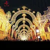 2019 New Outdoor giant castle 3D steel frame led rope lighting Christmas holiday street festival decoration acrylic motif light