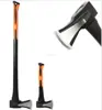 Hand Tools Black Carbon Steel Axe Head With Orange Fiberglass Handle Axe