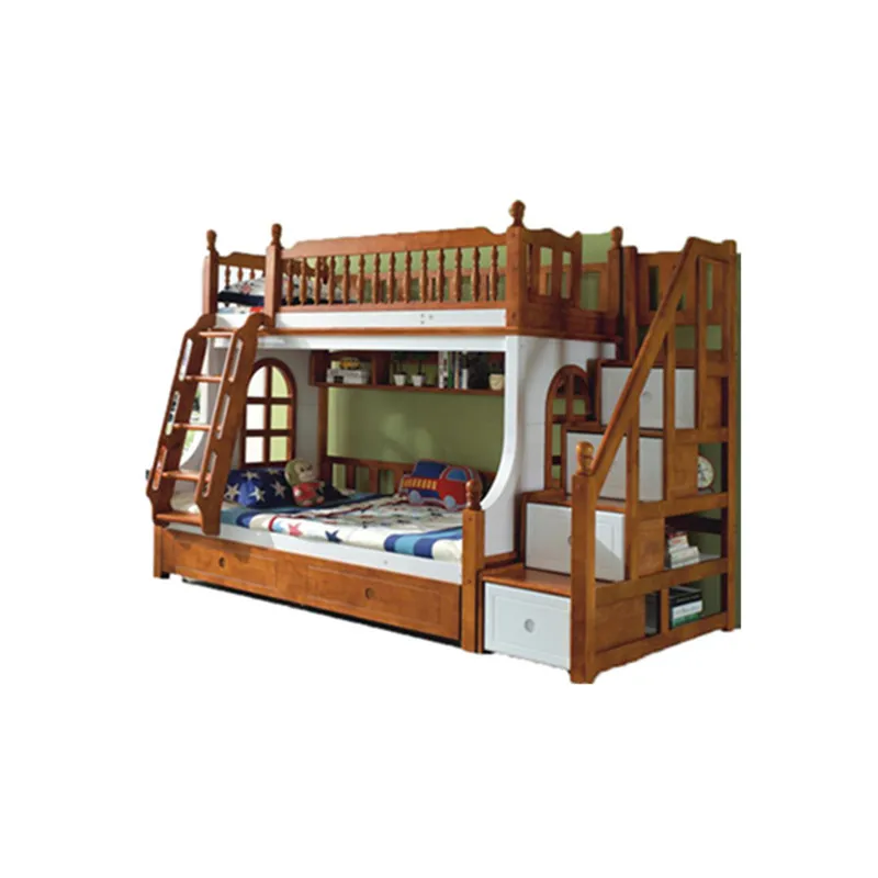 all wood bunk beds