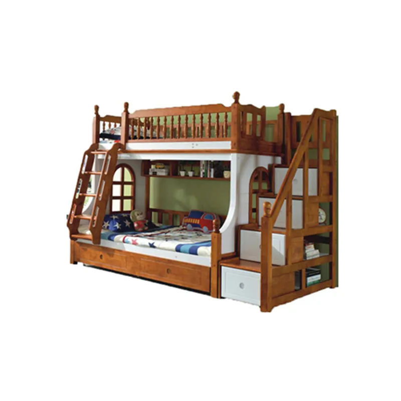 children bed with slide