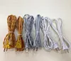 Braided UL 2-ping NEMA1-15P plug power cord