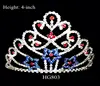 crown shaped ring crystal crowns tiaras alloy bridal tiara crown new designs rhinestone cheap tall pageant crown tiara