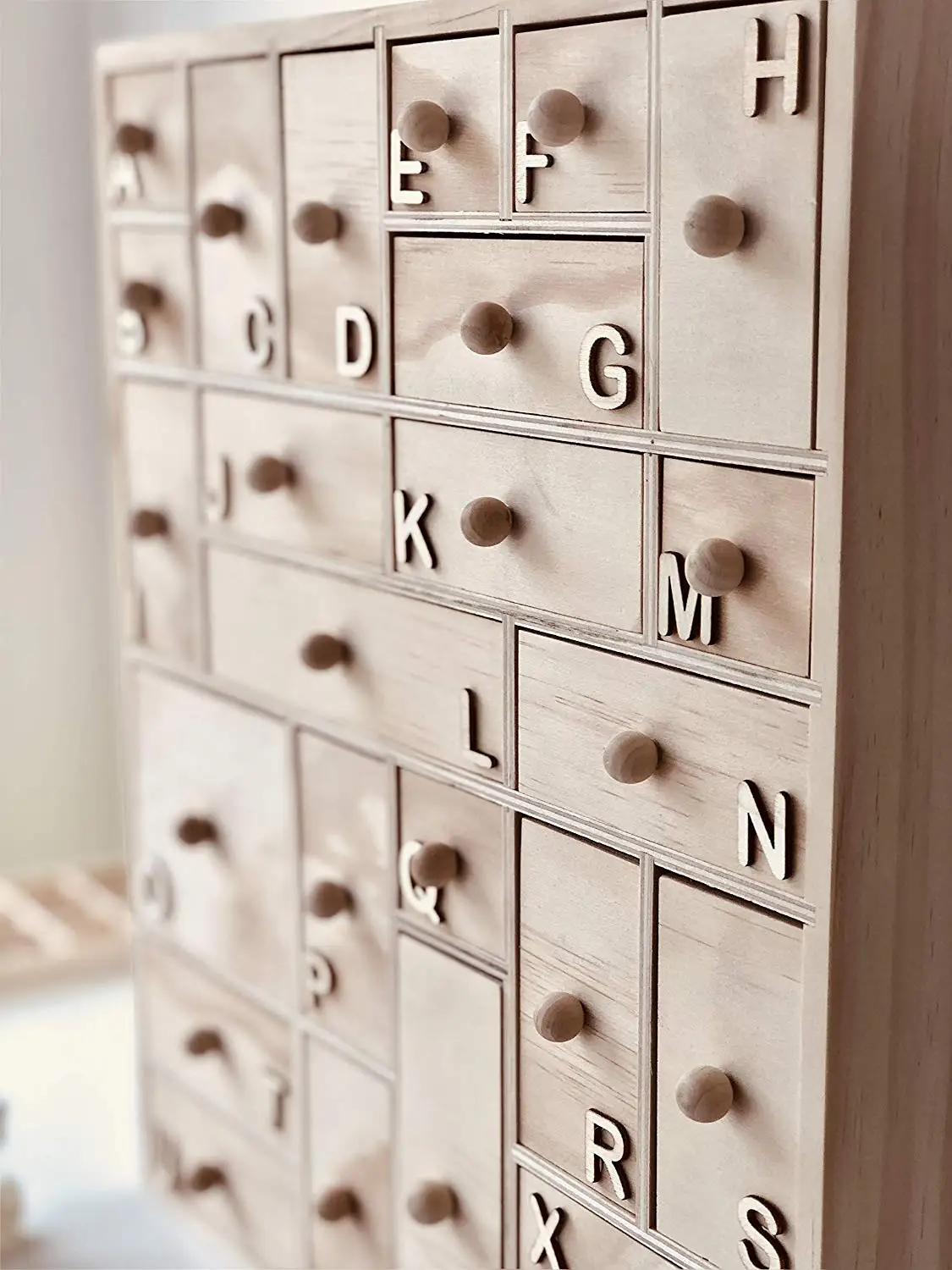 Natural Craft Wooden Storage Organizer With Drawer Buy Kids Craft