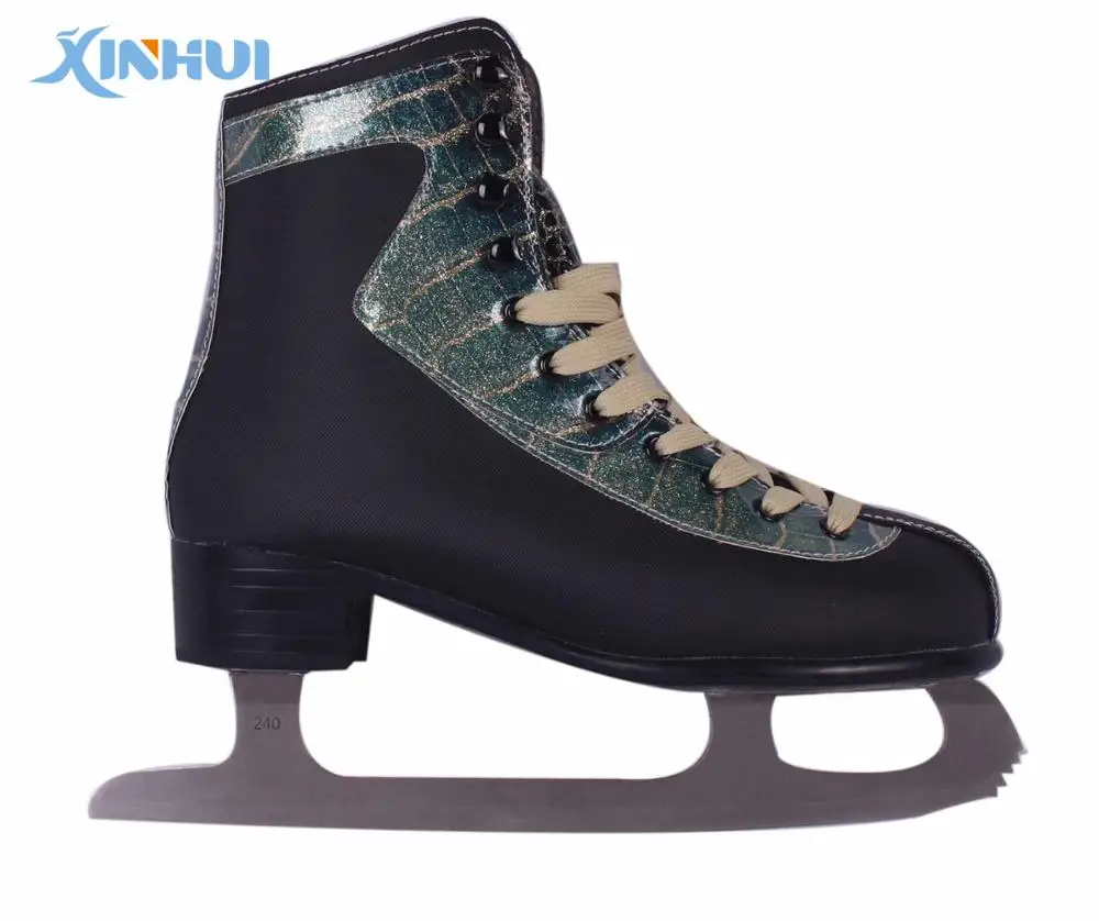 Hot Sale Cool Black Ice Fancy Skate Shoes For Male Buy Fancy Figure