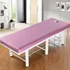 Customized stripe spa bed sheet flat sheet fitted sheet for spa used