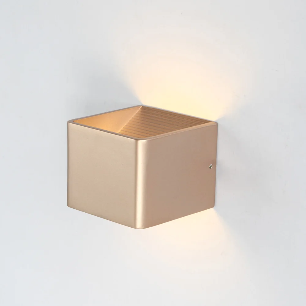 6W led wall light decorative light square for home hotel living room decoration