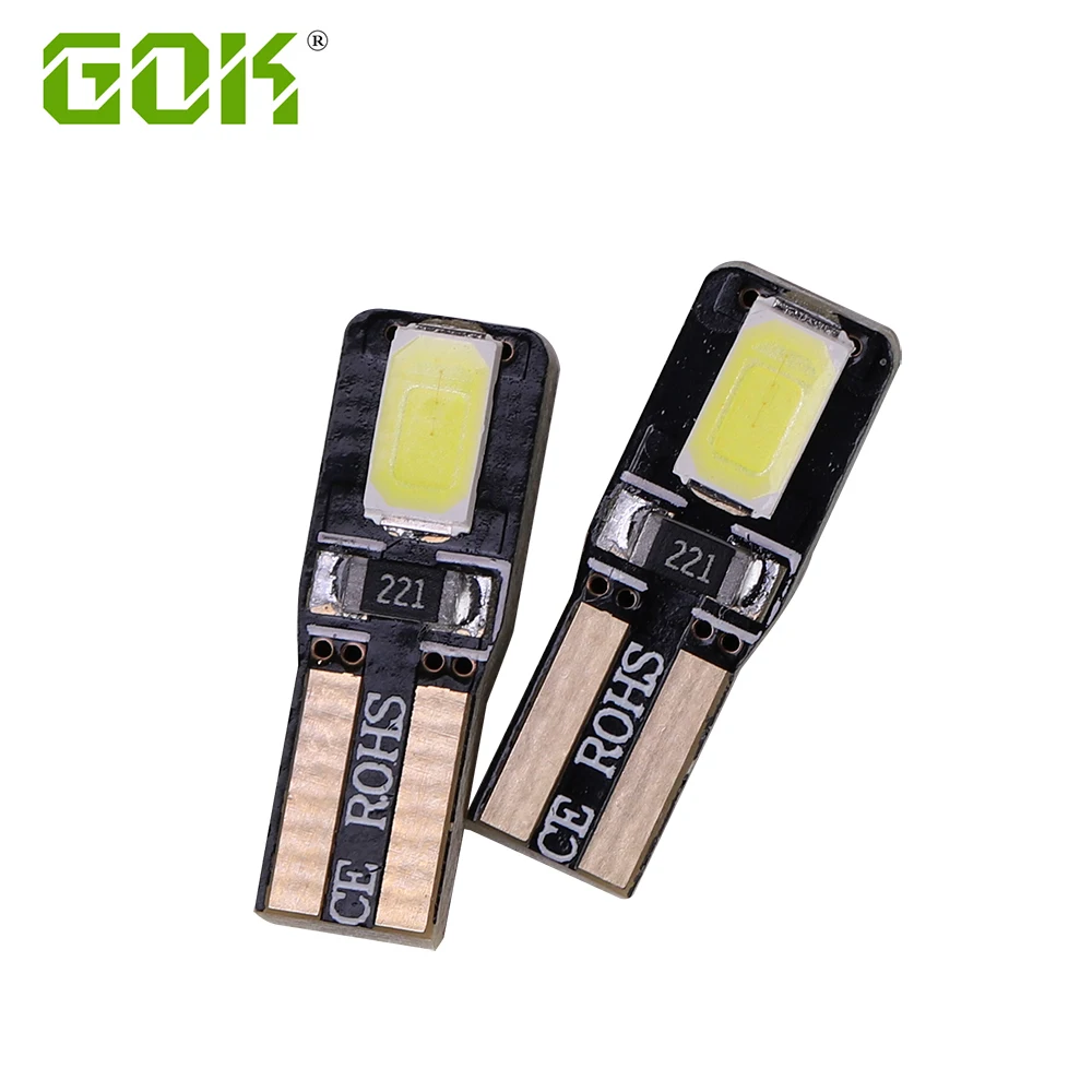 Led T5 2721 W3W W2*4.6d 5730 SMD Wedge Instrument Indicator Light Lamp Speedometer Gauge Cluster Dash Light 10-15V DC