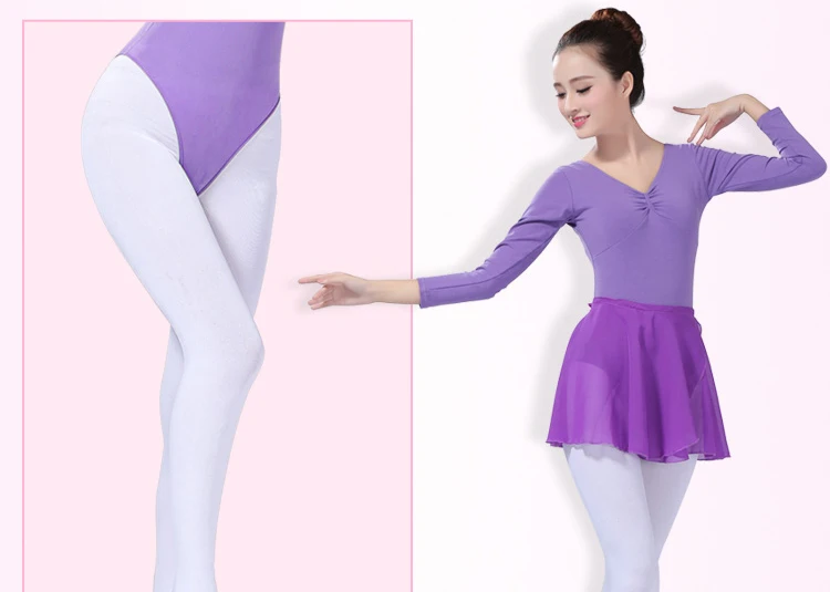 Aosijia Girls Ballet Dance Pantyhose Students School Kids Footed Tight  Leggings White L (for Height 105-130cm)