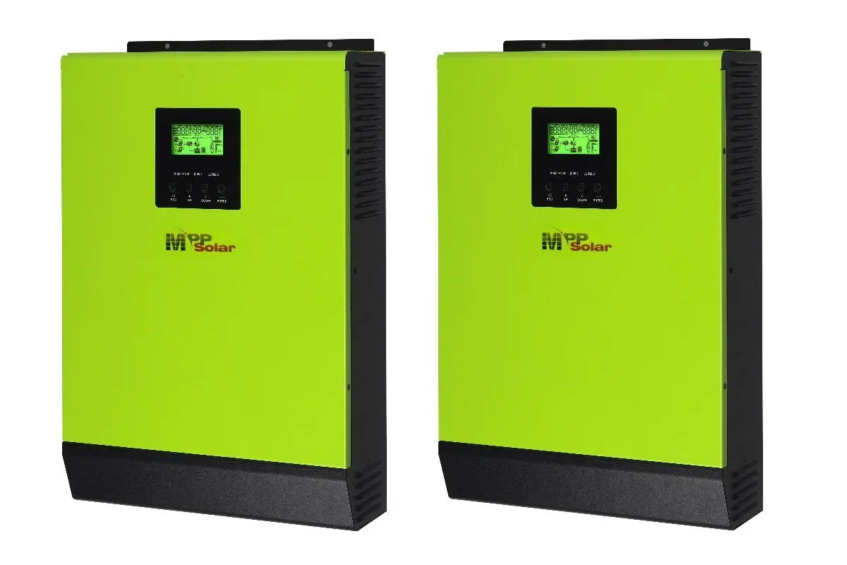 Buy 4800w Hybrid MPPT Solar inverter 110vac 24vdc + 80A MPPT solar