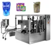 zip lock bag juice filling and sealing rotary packing machine