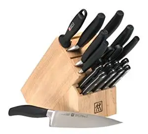 Henckels Five Star 18-Piece High Carbon Stainless Steel Knife Set with Block