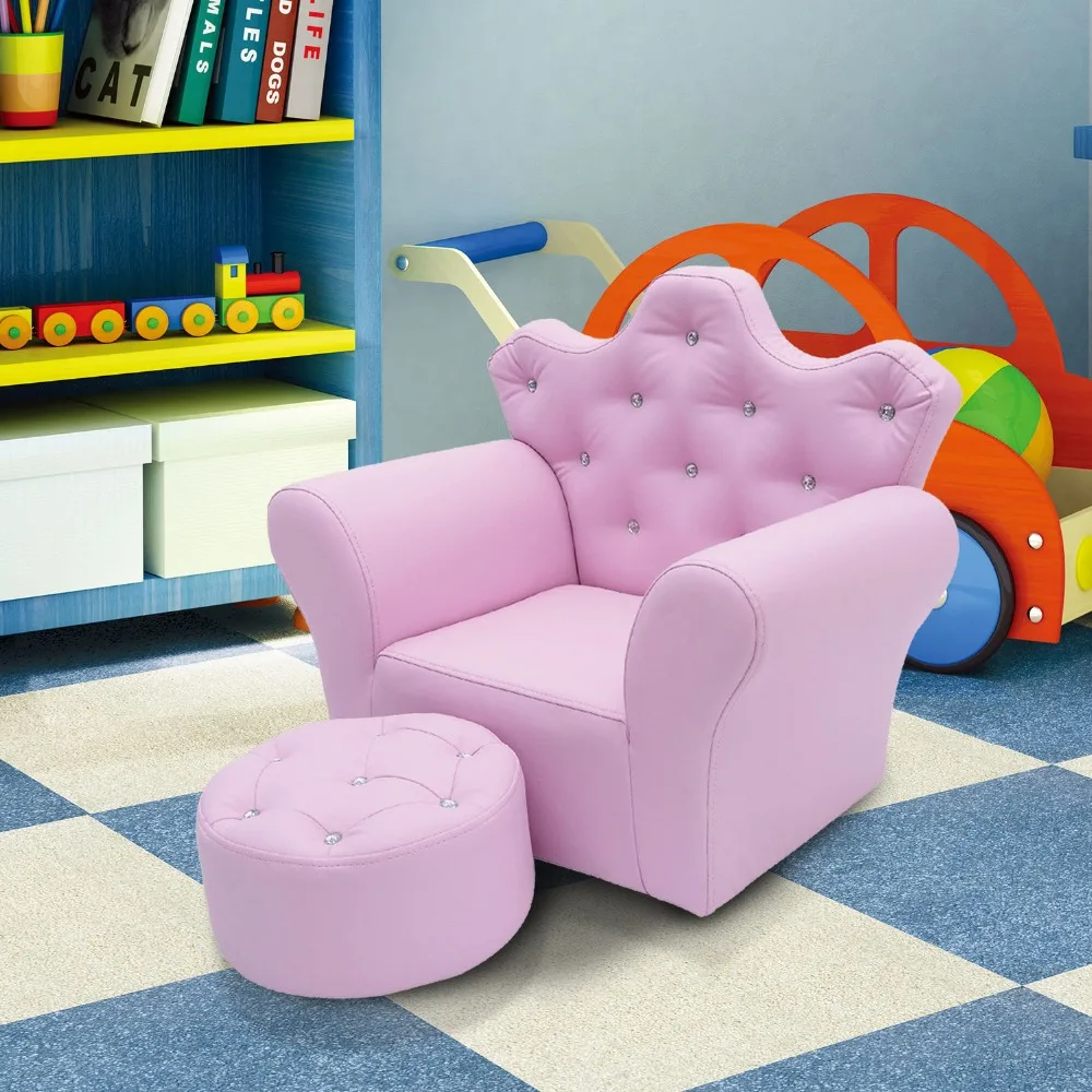 childrens chair and footstool