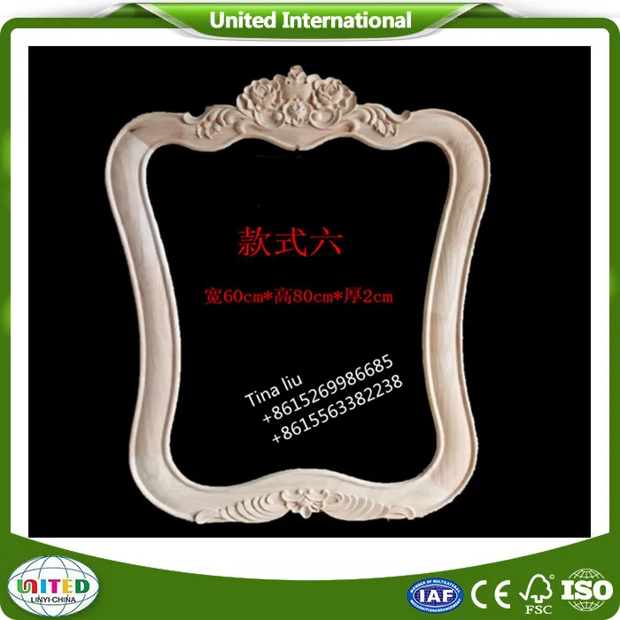 anqitue wood carved mirror frames