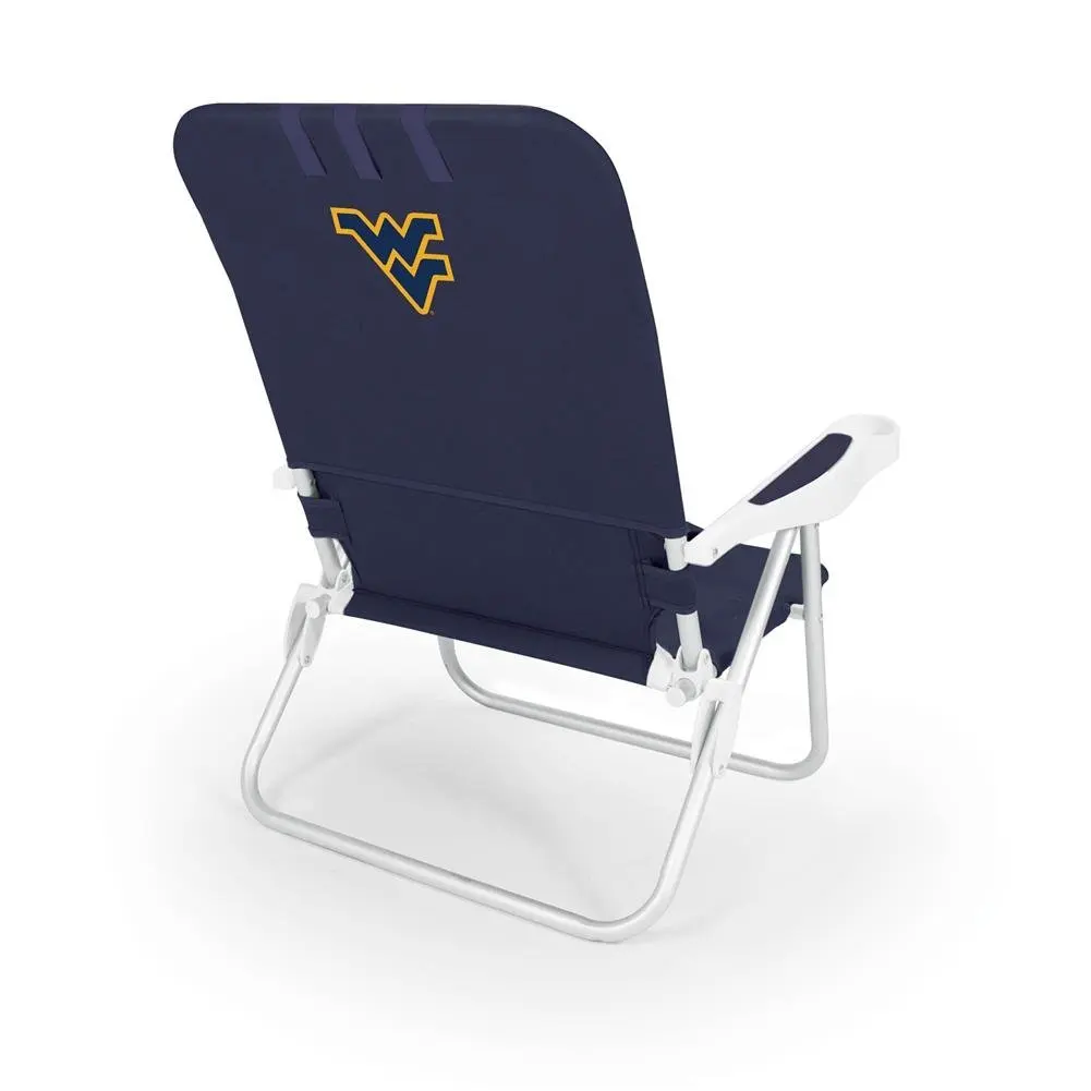 NCAA West Virginia Mountaineers Monaco Folding Beach Chair