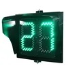 400mm square LED countdown timer 2 digits 3 colors R+G+Y traffic light