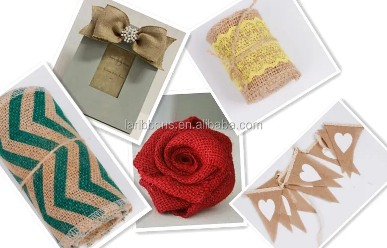 Top quality natural custom variety styles multi colors Burlap Fabric Wholesale for wholesales