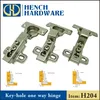 Kitchen furniture accessories key hole hinge for door and cabinet