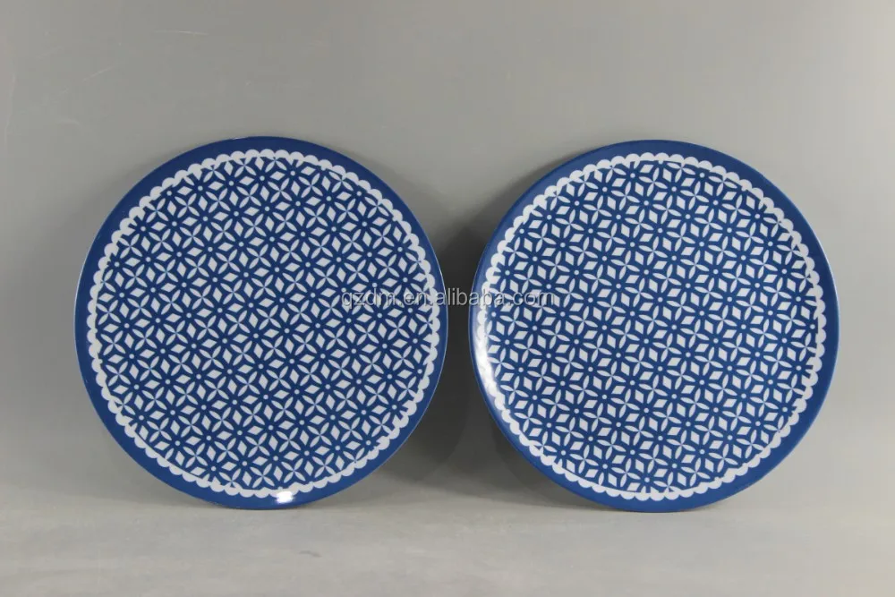 Accidented Surface Melamine Irregular Plate
