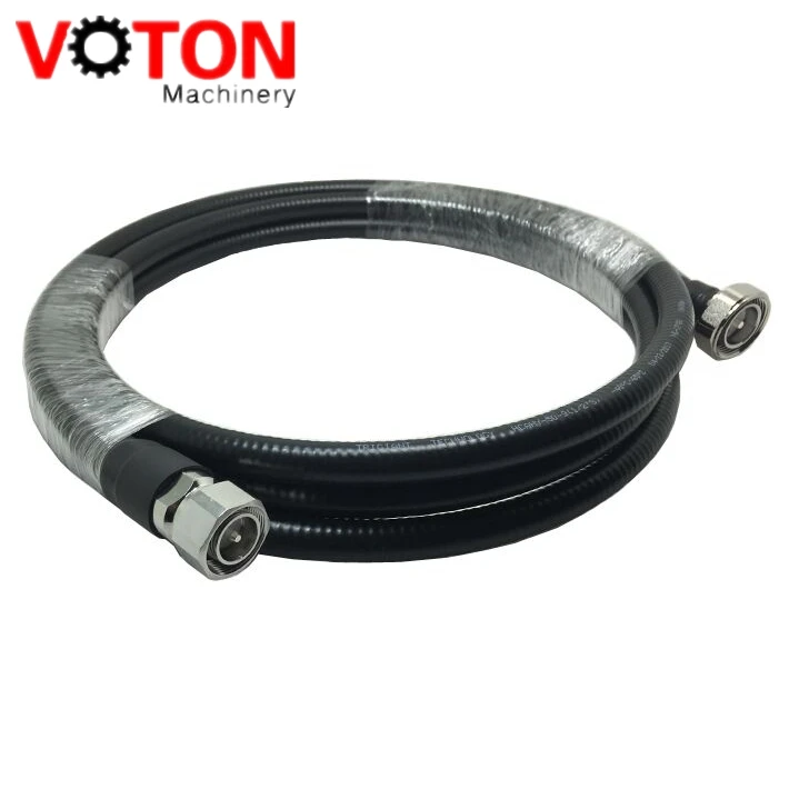 Rf jumper cable connector 7/16 din male straight to 4.3-10 mini din male 1/2SF cable assembly supplier