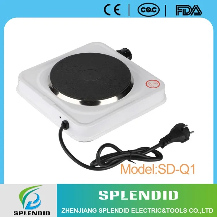 Manufacturer Portable Cooking 1000w Coil Solid Hot Plate Electric