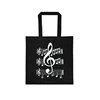 Musical Note Tote Printed Recycled Simple Cotton Bag