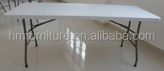 8 ft barato más nuevo mesa de plástico plegable para el uso al aire libre hecho en China